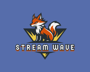 Streaming - Fox Stream Games logo design