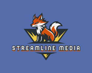 Streaming - Fox Stream Games logo design