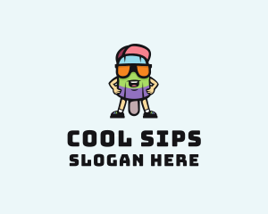 Refreshment - Cool Popsicle Dessert logo design