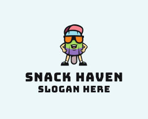 Cool Popsicle Dessert logo design