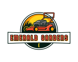 Gardening Lawn Mower  logo design