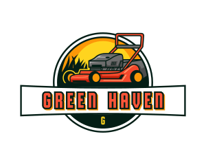 Gardening Lawn Mower  logo design