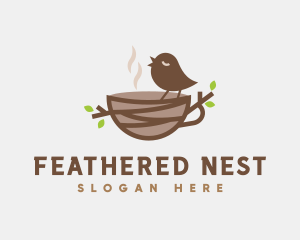 Bird Nest Cafe logo design