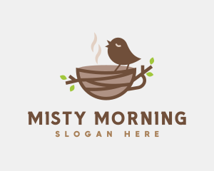 Bird Nest Cafe logo design