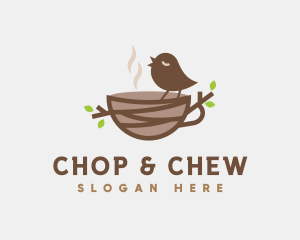 Bird - Bird Nest Cafe logo design