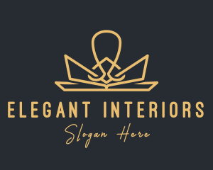 Elegant Jewelry Crown logo design