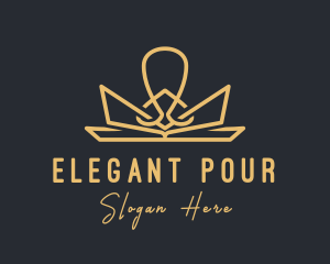 Elegant Jewelry Crown logo design