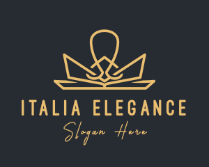 Elegant Jewelry Crown logo design