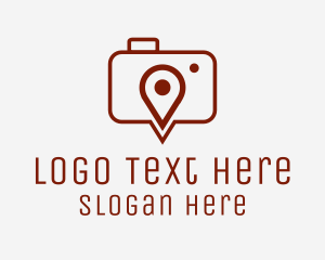 Cloud Server - Camera GPS Location Pin logo design