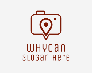 Digicam - Camera GPS Location Pin logo design