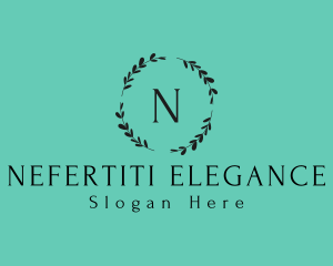 Floral Wreath Beauty logo design