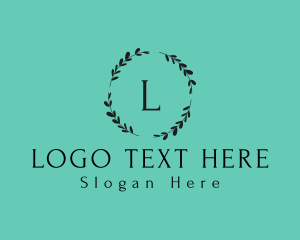 Beauty - Floral Wreath Beauty logo design