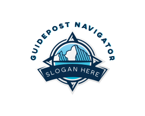 Navigator - Mountain Compass Navigation logo design