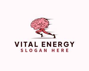 Active - Running Brain Exercise logo design