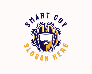 Electrical Engineer Guy logo design