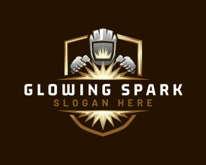 Industrial Shield Welding logo design