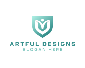 Professional Leader Shield logo design