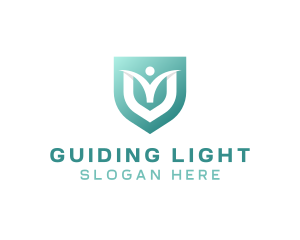 Professional Leader Shield logo design