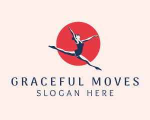 Female Ballerina Physique logo design