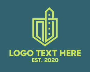 Establishment - Urban Green Construction logo design