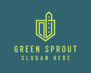 Urban Green Construction  logo design