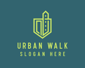 Urban Green Construction  logo design