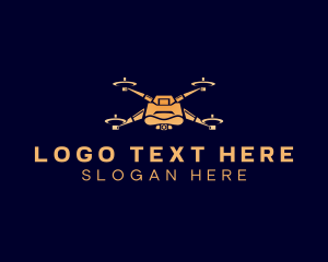 Quadcopter - Aerial Drone Videography logo design