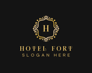 Royal Decorative Hotel logo design