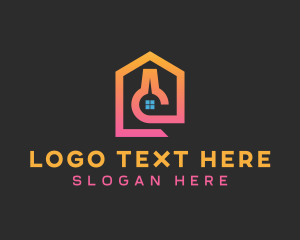 Electrician - Pink Lab House logo design