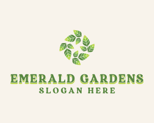 Nature Leaf Garden logo design