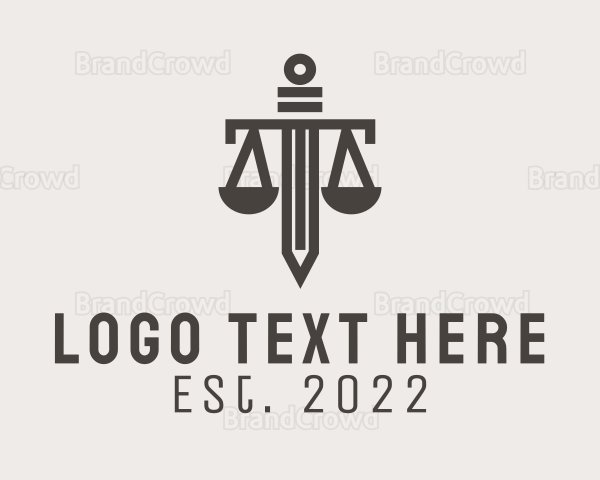 Sword Scale Law Firm Logo