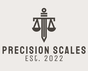 Sword Scale Law Firm  logo design