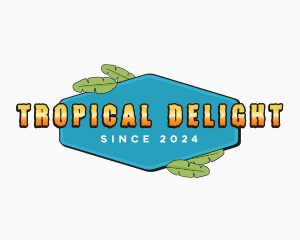 Tropical Nature Leaf logo design