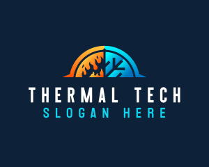 Thermal - Hot Cold Thermal logo design