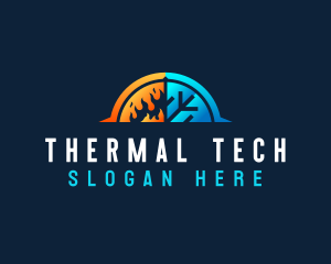 Hot Cold Thermal logo design