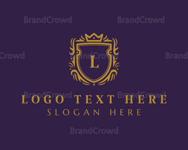 Shield Crown Regal Logo