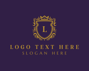 Lawyer - Shield Crown Regal logo design
