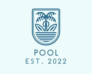 Resort - Summer Beach Surfing logo design