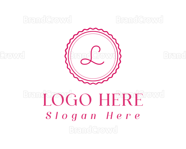 Feminine Stylish Stamp Logo