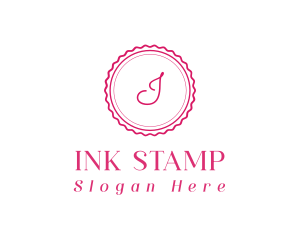 Feminine Stylish Stamp logo design