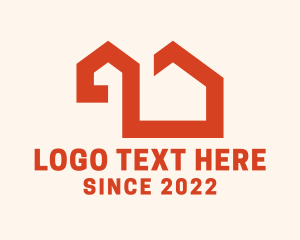 Leasing - Red House Realty logo design