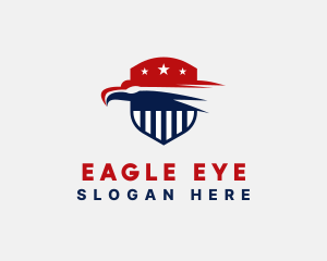 Eagle American Shield logo design