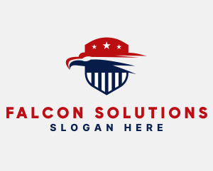 Eagle American Shield logo design