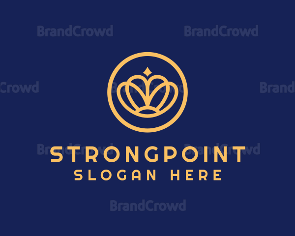 Simple Luxury Crown Logo