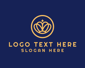 Hotel - Simple Luxury Crown logo design