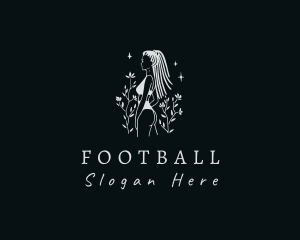 Floral Woman Lingerie Logo