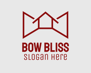 Red House Bow Tie  logo design