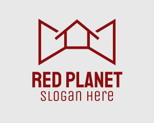 Red House Bow Tie  logo design