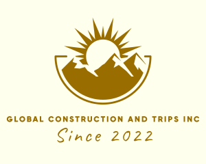 Outdoor Mountaineering Travel logo design