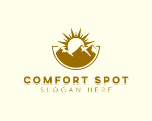 Outdoor Mountaineering Travel logo design